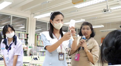จัดกิจกรรมเชิงปฏิบัติการสาขาวิชาพยาบาลศาสตร์ เพื่อเสริมสร้างความรู้ความเข้าใจให้กับนักเรียนตามหลักสูตรส่งเสริมการค้นพบตนเอง (Self-Discovery Curriculum for Lower Secondary School Level)